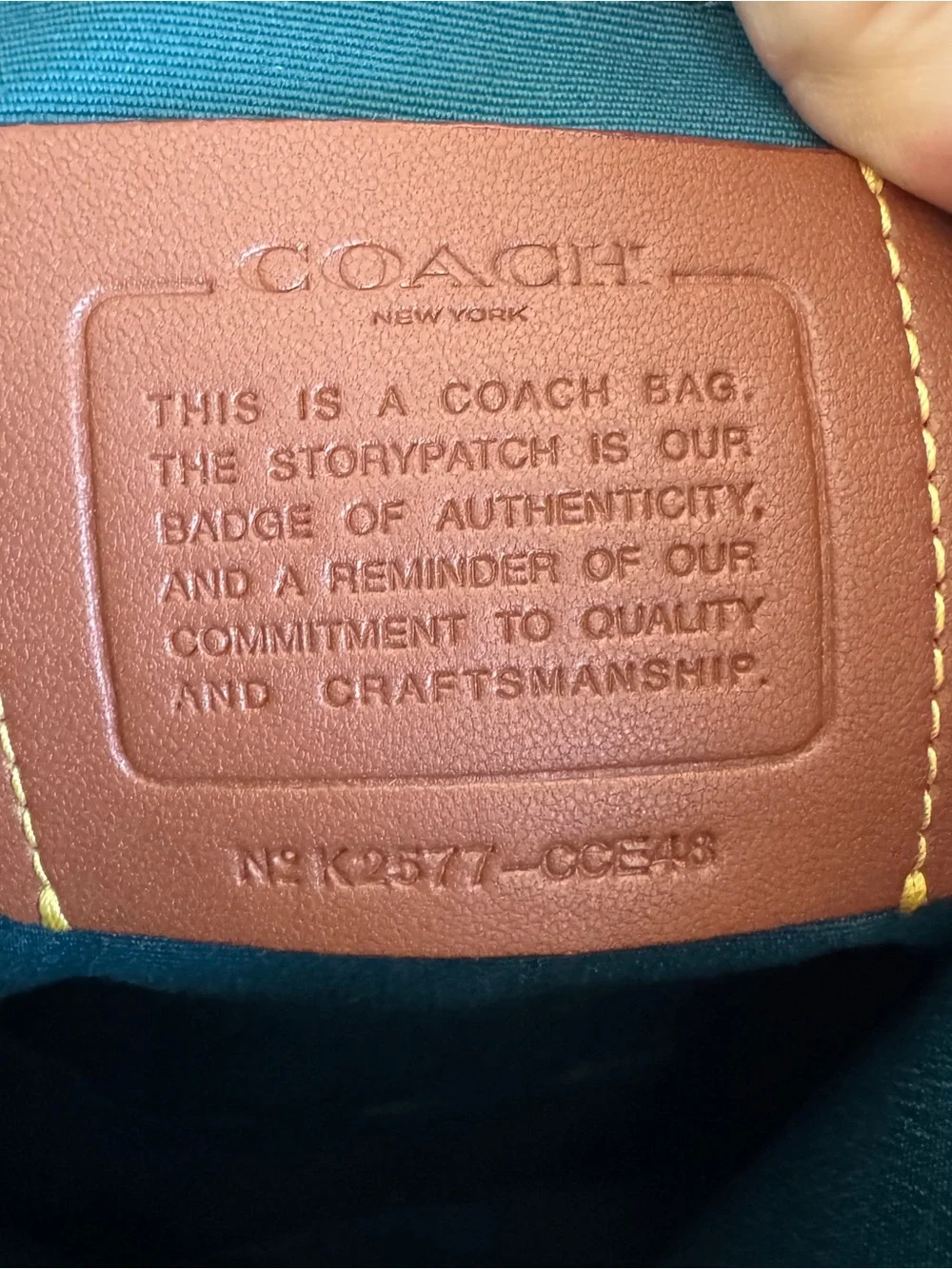 Coach nwot deep